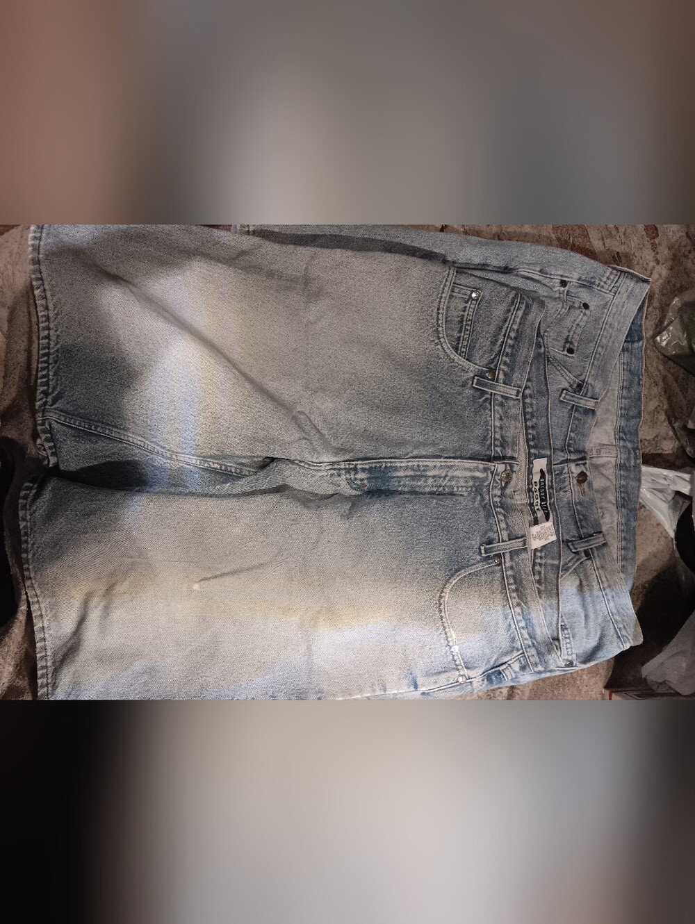 Two pairs of men's denim shorts